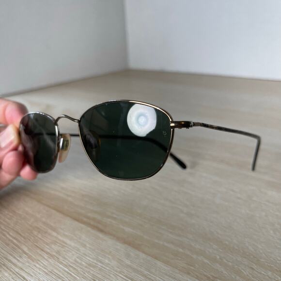 Vintage B&L Ray-Ban W2656 PPAS Sunglasses READ Slim Line Marble Brown RARE! - Picture 7 of 12